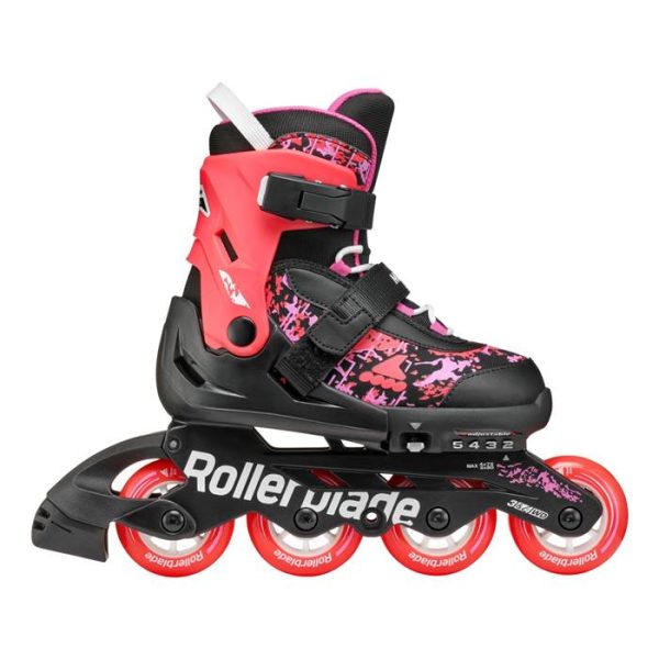 ROLERI ROLLERBLADE DEČIJI MICROBLADE SL black/coral - Image 2