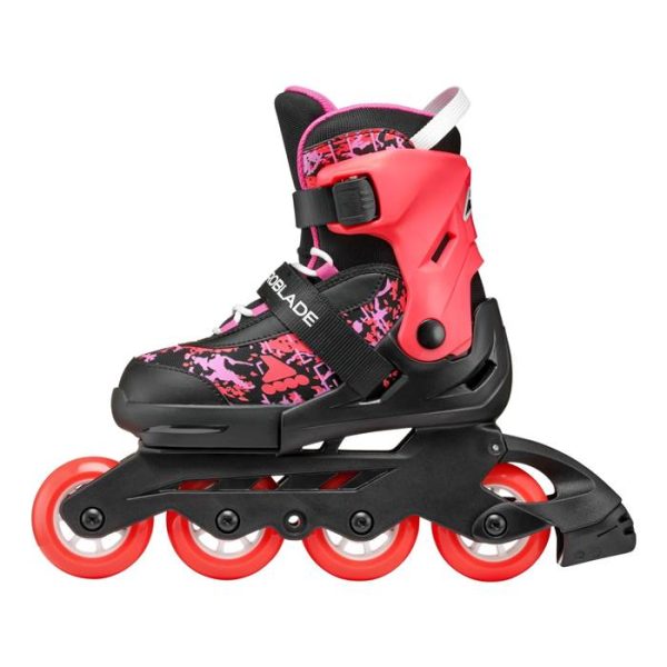 ROLERI ROLLERBLADE DEČIJI MICROBLADE SL black/coral - Image 4