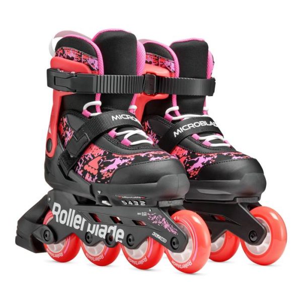 ROLERI ROLLERBLADE DEČIJI MICROBLADE SL black/coral - Image 7